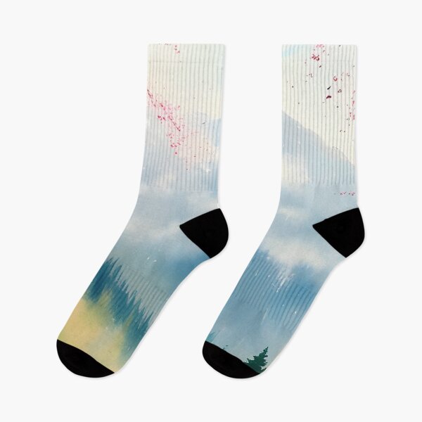 Item preview, Watercolor Mountain Landscape - Impressionism and Chinese painting designed and sold by joejiing.