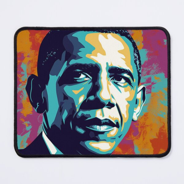 Item preview, Barak Obama Pop Art Celebrity Portrait designed and sold by artbybodhi.