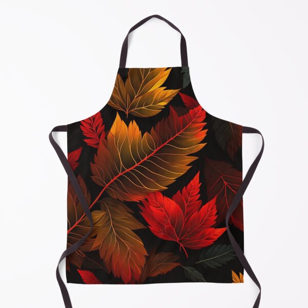 Aperçu de l'œuvre Orange and red autumn leaves pattern créée et vendue par Rothnaric.