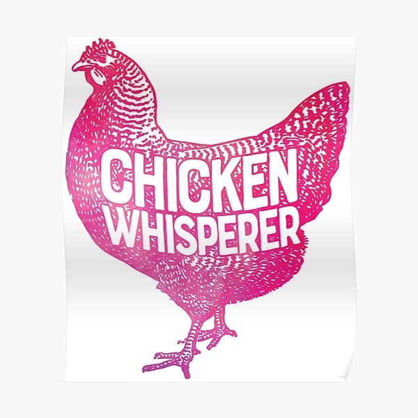 Crazy Chicken Girls Posters Redbubble