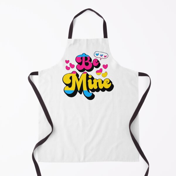 Item preview, Retro Pansexual Flag Be Mine Love Hearts designed and sold by ontrendshirts.