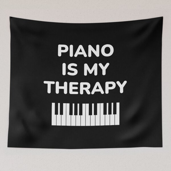 Item preview, Piano is my therapy  designed and sold by Inspirationmotivation.