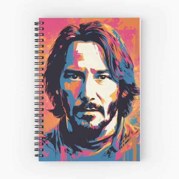 Artikelvorschau, Keanu Reeves Pop-Art-Promi-Porträt entworfen und verkauft von artbybodhi.