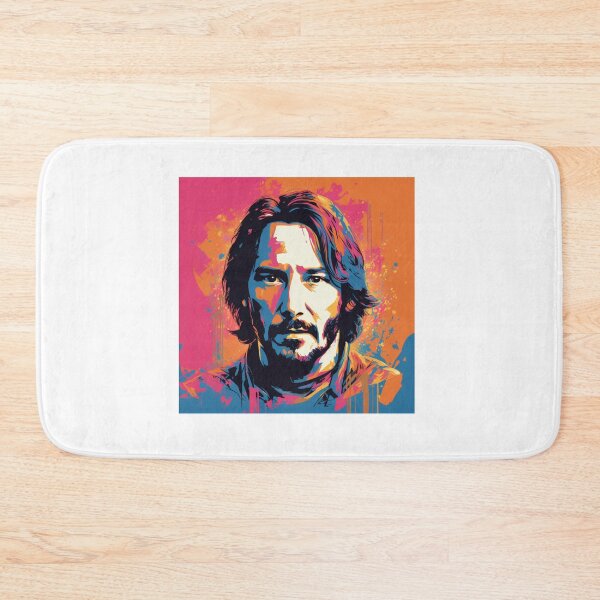 Item preview, Keanu Reeves Pop Art Celebrity Portrait designed and sold by artbybodhi.