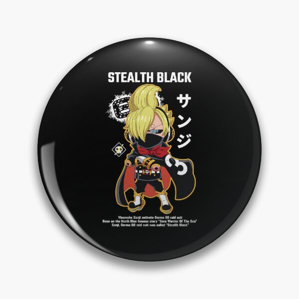 Item preview, Vinsmoke Sanji In Germa Stealth Black Raid Suit One Piece designed and sold by SanzokuStation.