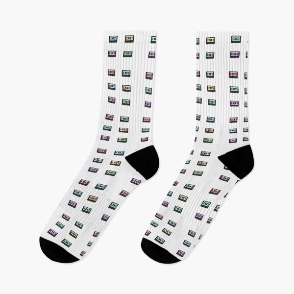 Item preview, 1980s tapes sticker pack set of 6 eighties cassettes designed and sold by Inspirationmotivation.