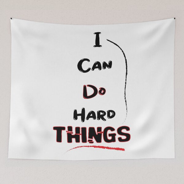Item preview, I Can Do Hard Things designed and sold by Hagar Rabee.