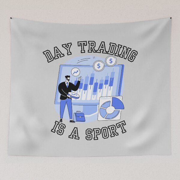 Item preview, Funny Day Trading Is A Sport designed and sold by AlpacaSmokes.