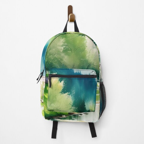 Item preview, Watercolor Mountain Landscape - Impressionism and Chinese painting designed and sold by joejiing.
