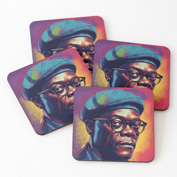 Item preview, Samuel L Jackson Pop Art Celebrity Portrait designed and sold by artbybodhi.