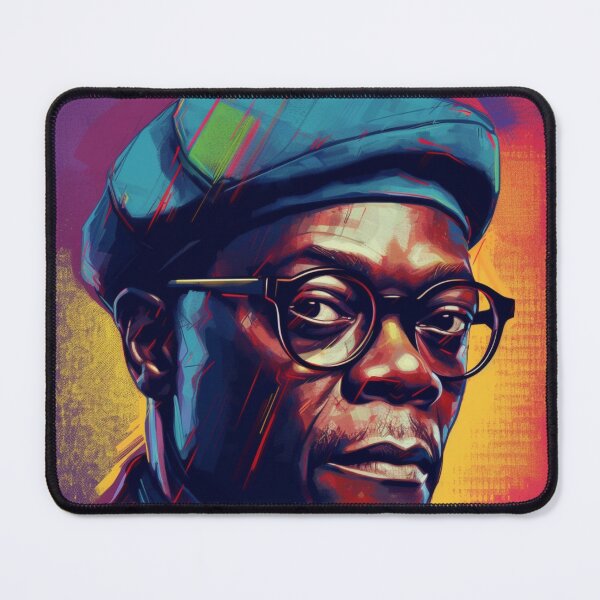 Item preview, Samuel L Jackson Pop Art Celebrity Portrait designed and sold by artbybodhi.
