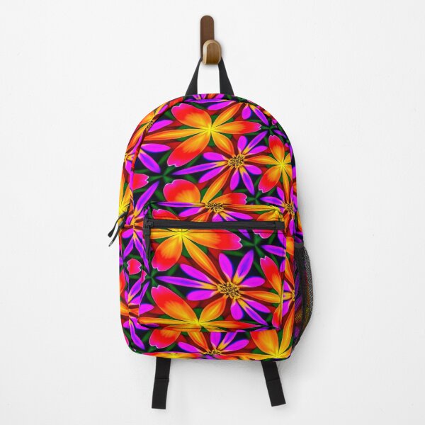 Artikelvorschau, Leuchtend orange Blumenmuster entworfen und verkauft von Patternflower.