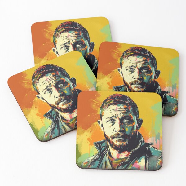 Item preview, Tom Hardy Pop Art Celebrity Portrait designed and sold by artbybodhi.