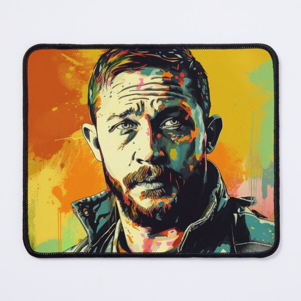 Item preview, Tom Hardy Pop Art Celebrity Portrait designed and sold by artbybodhi.
