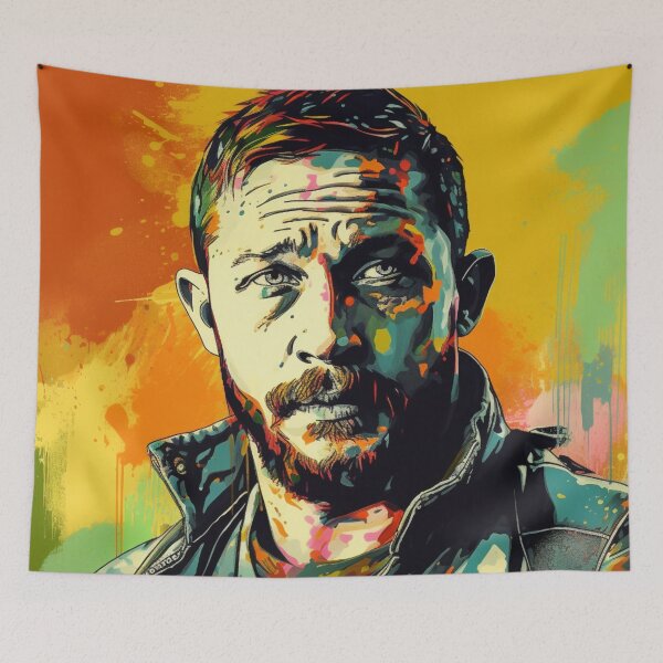 Item preview, Tom Hardy Pop Art Celebrity Portrait designed and sold by artbybodhi.