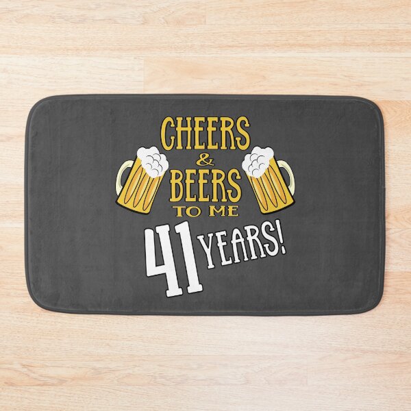 Item preview, Cheers and Beers to me 41 years designed and sold by giftfromheart.