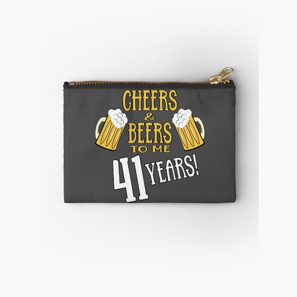 Item preview, Cheers and Beers to me 41 years designed and sold by giftfromheart.