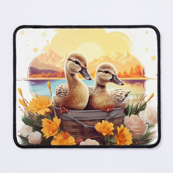 Item preview, ducklings in a basket designed and sold by timberwolf250.