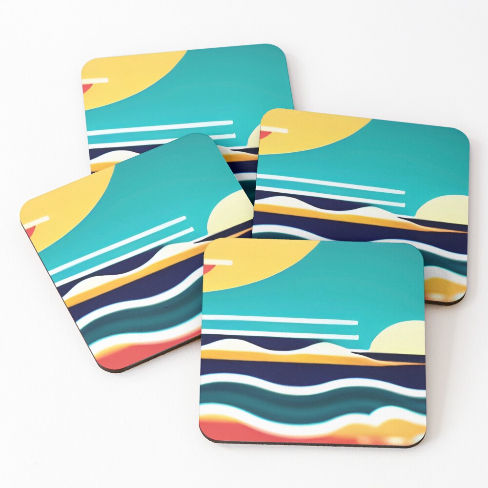 Item preview, Coasters (Set of 4) designed and sold by MatrixTattoo.