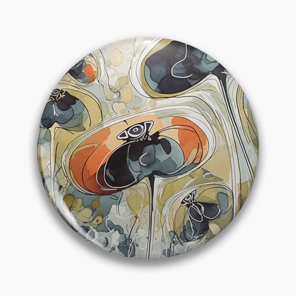 Item preview, Floral Harmony: A Minimalist Abstract Art Design in Pastel Colors designed and sold by kusamono-art.
