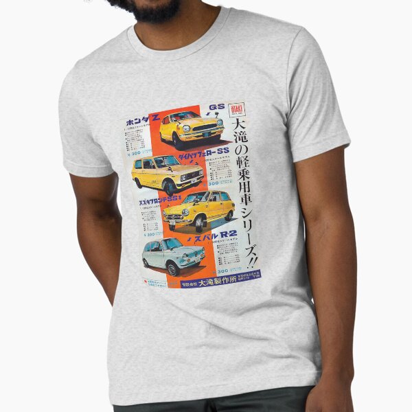 ★OROGEE★VINTAGE OLD CAR T-SHIRTS★White★韓国★大人気★ Vintage Retro Japanese Cars