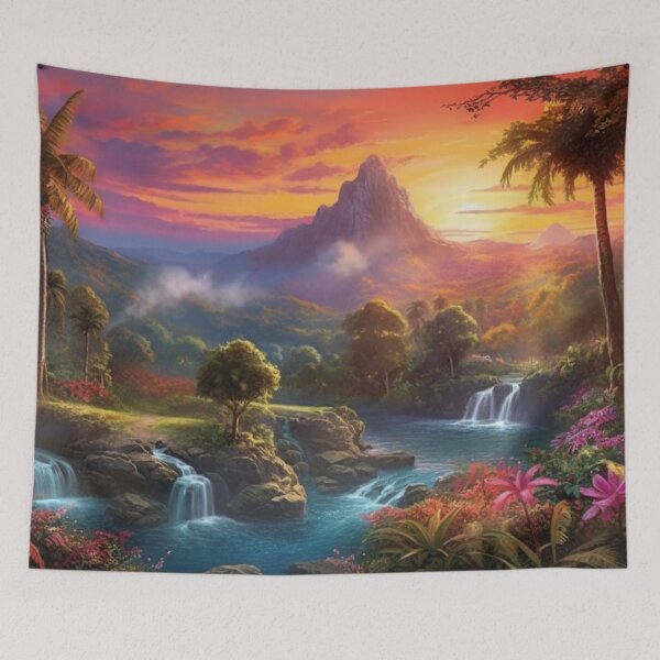 Item preview, SUNSET BALI THE ISLAND OF THE GODS designed and sold by Anki-ConceptArt.