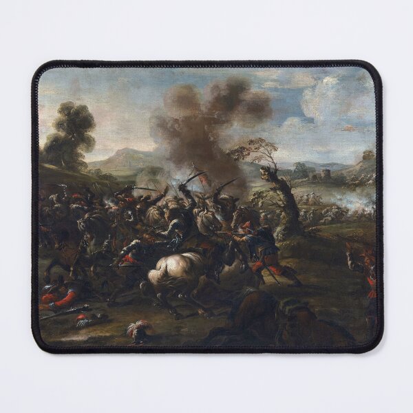 Item preview, Ciccio Napoletano - A Cavalry Battle Scene designed and sold by Art And Artist.