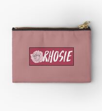 Rho Psi Eta "Rhosie" - Raspberry Rose Studio Pouch