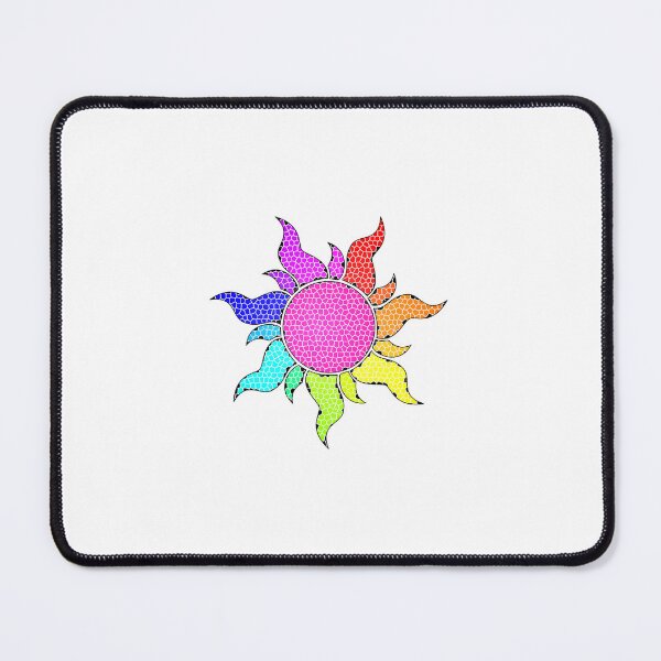Item preview, Rainbow Stained Glass Style Tangled Sun designed and sold by doria-photos.
