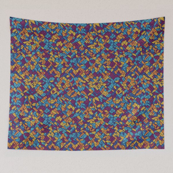 Aperçu de l'œuvre Motif de carrelage sans couture - Conception polyvalente pour le tissu et l'art de surface créée et vendue par cocomikozza.