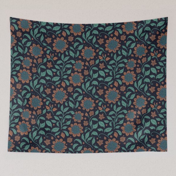 Item preview, Seamless Retro Floral Design Pattern designed and sold by kiyaansh16.