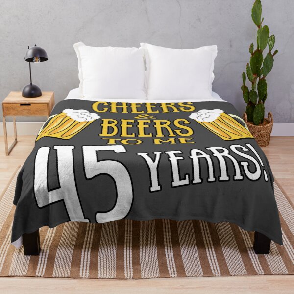 Item preview, Cheers and Beers to me 45 years designed and sold by giftfromheart.