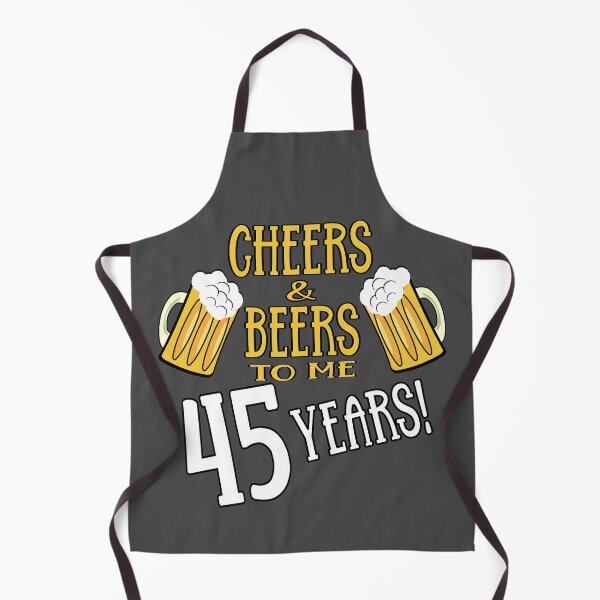 Item preview, Cheers and Beers to me 45 years designed and sold by giftfromheart.