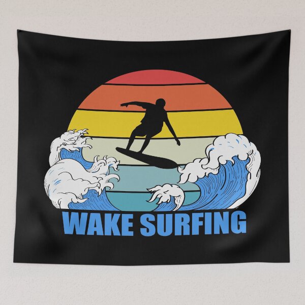 Item preview, wake surfing - surf time lets go designed and sold by vargass street.