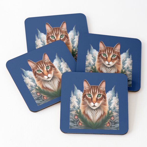 Item preview, State Cat With White Pine Maine State Tattoo Art designed and sold by taiche.