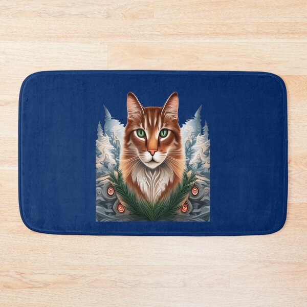 Item preview, State Cat With White Pine Maine State Tattoo Art designed and sold by taiche.