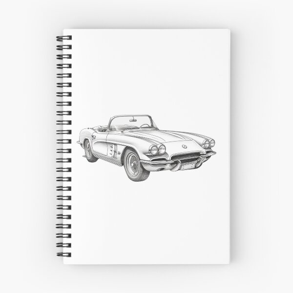 Item preview, A Vintage 1953-1962 Corvette  designed and sold by Sketch-Shack.