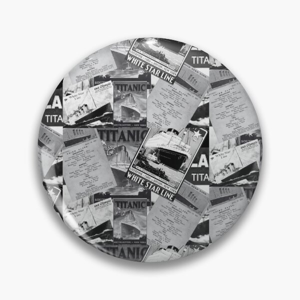 Item preview, TITAINIC COLAGE BLACK AND WHITE designed and sold by amy greaves.