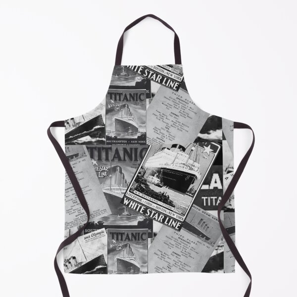 Item preview, TITAINIC COLAGE BLACK AND WHITE designed and sold by amy greaves.