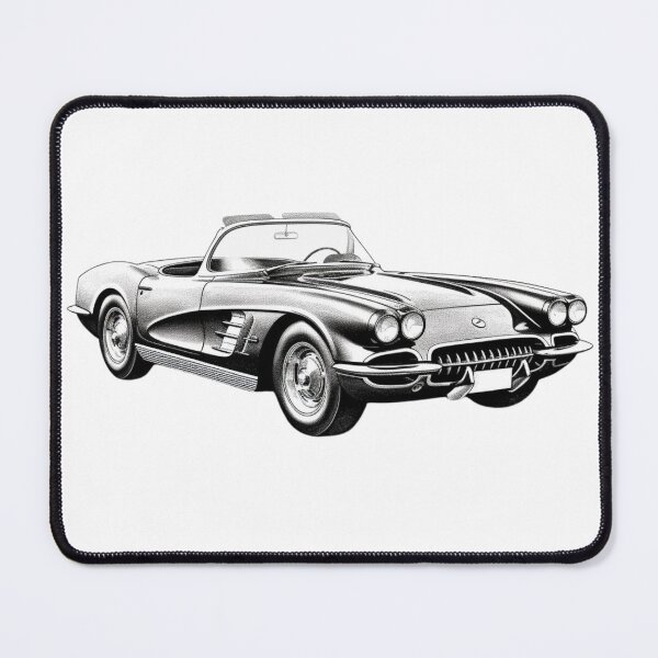 Item preview, A Vintage 1953-1962 convertible Corvette designed and sold by Sketch-Shack.