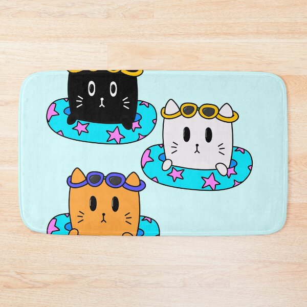 Item preview, Summer Cat Pool Party designed and sold by ScrimblyStudios.