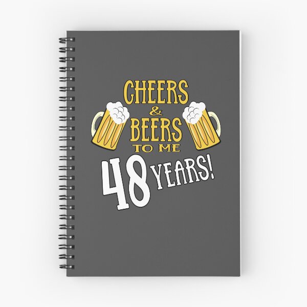 Item preview, Cheers and Beers to me 48 years designed and sold by giftfromheart.