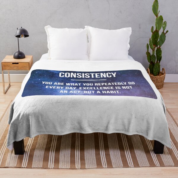 Item preview, Consistency Motivation Reminder | Motivational & Inspirational Typography Statement Quote designed and sold by MotivationSpark.