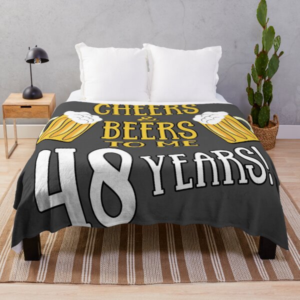 Item preview, Cheers and Beers to me 48 years designed and sold by giftfromheart.