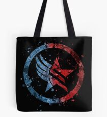 Mass Effect Renegade/Paragon Combo Splatter Tote Bag