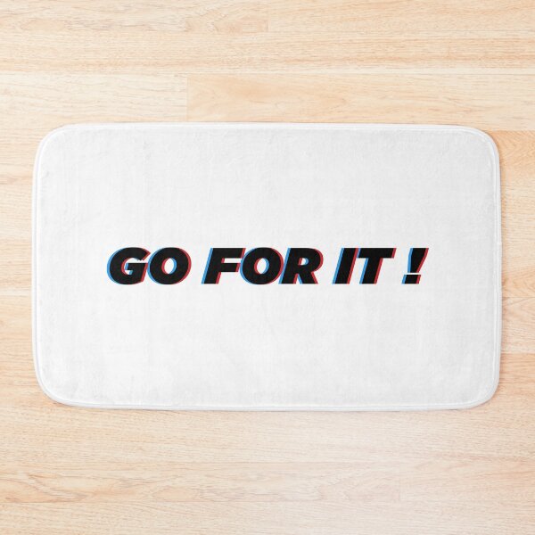 Item preview, Go For It ! | Motivational & Inspirational Typography Statement Quote designed and sold by MotivationSpark.