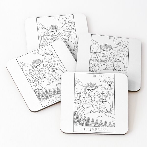 Item preview, Tarot Empress black and white designed and sold by Michał Styba.