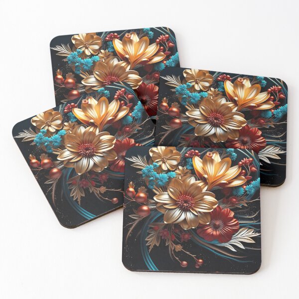 Item preview, Bohemian Vintage Luxury Flowers | Modern Floral Boho Artistic Luxe Boho Flower Melodies designed and sold by Bored Elon.
