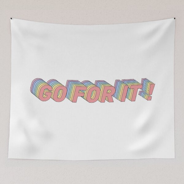 Item preview, Go For It ! | Motivational & Inspirational Typography Statement Quote designed and sold by MotivationSpark.