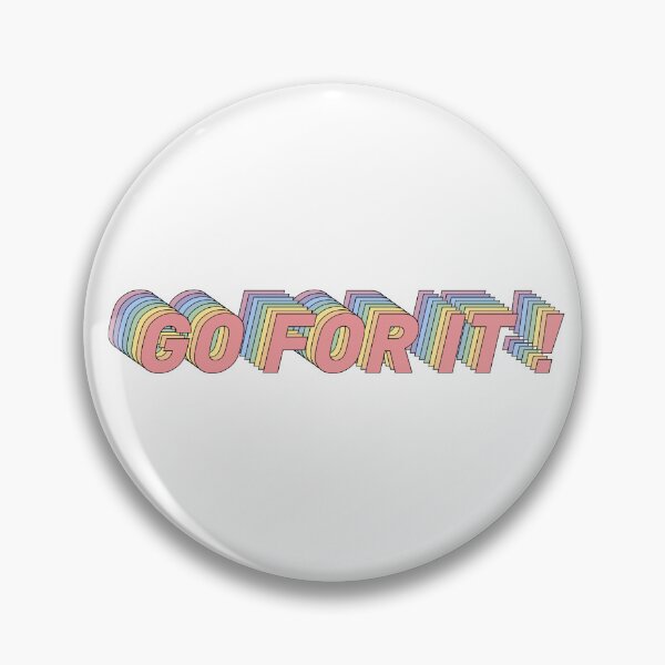 Item preview, Go For It ! | Motivational & Inspirational Typography Statement Quote designed and sold by MotivationSpark.